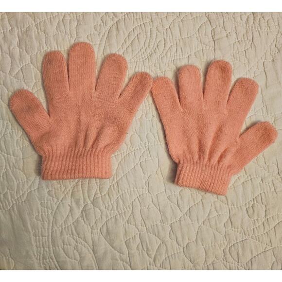 Chic Girls Pink Knit Winter Set Beanie Hat Gloves & Scarf Bundle Cold Snow Days - Picture 10 of 10